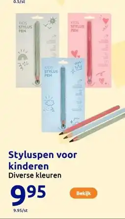 Action Styluspen voor kinderen aanbieding