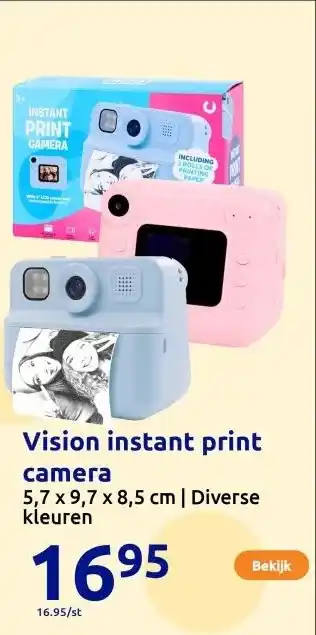 Action Vision instant print camera aanbieding