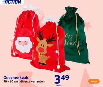Action Geschenkzak aanbieding