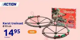 Action Kerst treinset aanbieding