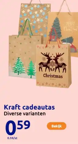 Action Kraft cadeautas aanbieding