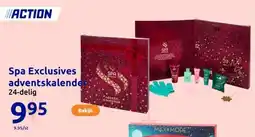 Action Spa Exclusives adventskalender aanbieding