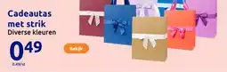 Action Cadeautas met strik aanbieding