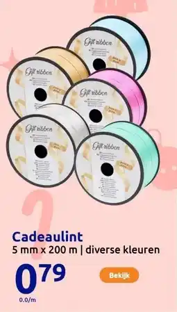 Action Cadeaulint aanbieding