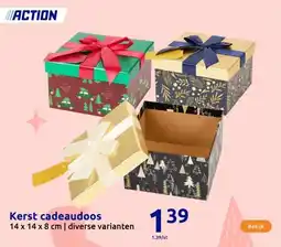 Action Kerst cadeaudoos aanbieding