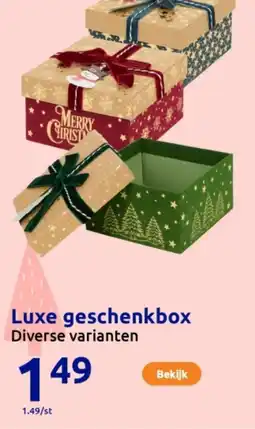 Action Luxe geschenkbox aanbieding