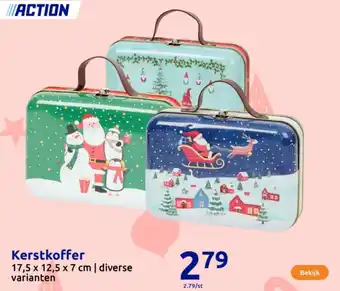 Action Kerstkoffer aanbieding