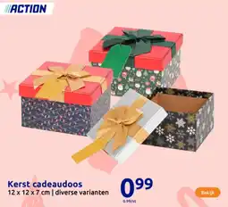 Action Kerst cadeaudoos aanbieding