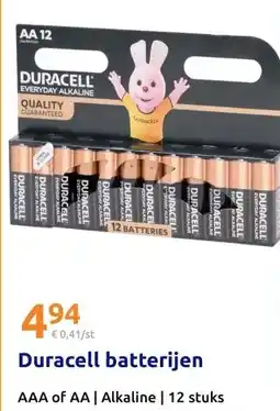 Action Duracell batterijen aanbieding