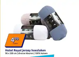 Action Hotel Royal jersey hoeslaken aanbieding