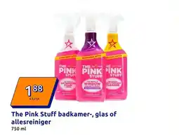Action The Pink Stuff badkamer-, glas of allesreiniger aanbieding