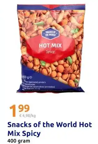 Action Snacks of the World Hot Mix Spicy aanbieding