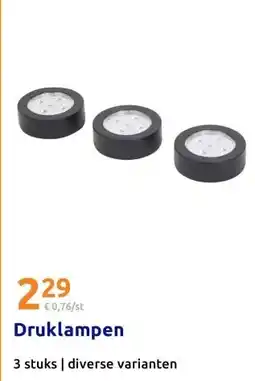 Action Druklampen aanbieding