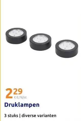 Action Druklampen aanbieding