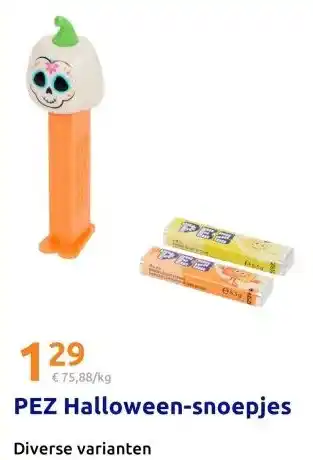 Action PEZ Halloween-snoepjes aanbieding