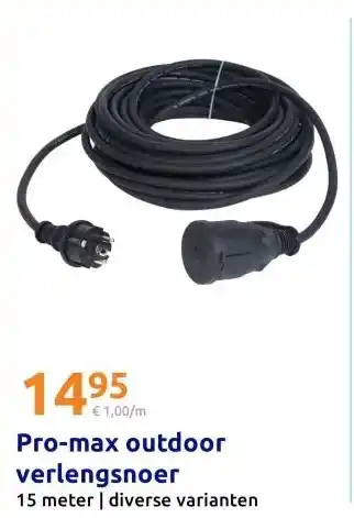 Action Pro-max outdoor verlengsnoer aanbieding