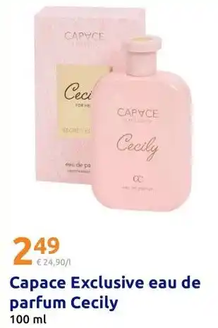 Action Capace Exclusive eau de parfum Cecily aanbieding