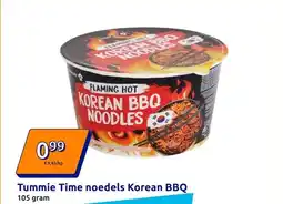 Action Tummie Time noedels Korean BBQ aanbieding