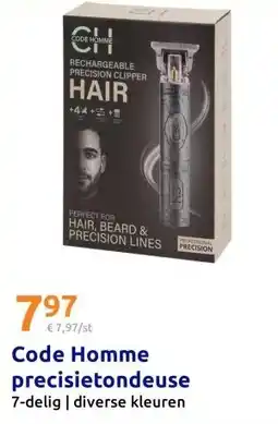 Action Code Homme precisietondeuse aanbieding