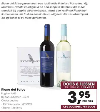 HANOS Rione del Falco aanbieding