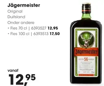 HANOS Jägermeister aanbieding