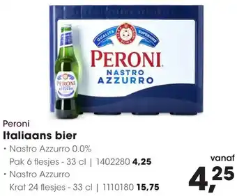 HANOS Peroni Italiaans bier aanbieding