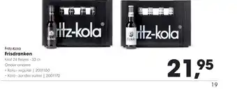 HANOS Fritz-Kola Frisdranken aanbieding