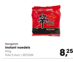 HANOS Nongshim Instant noedels aanbieding
