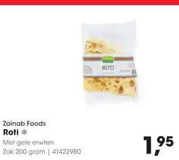 HANOS Zainab Foods Roti aanbieding