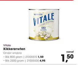 HANOS Vitale Kikkererwten aanbieding