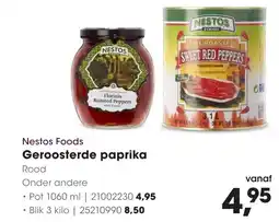 HANOS Nestos Foods Geroosterde paprika aanbieding