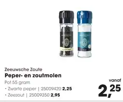 HANOS Peper en zoutmolen aanbieding