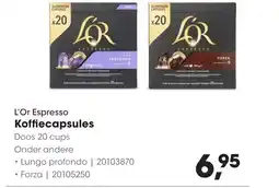 HANOS L'Or Espresso Koffiecapsules aanbieding