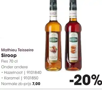 HANOS Mathieu Teisseire Siroop aanbieding
