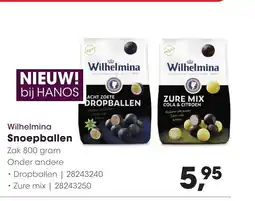 HANOS Wilhelmina Snoepballen aanbieding