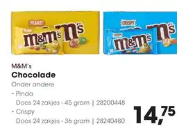 HANOS M&M's Chocolade aanbieding