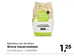 HANOS Meesters van de Halm Grove havervlokken aanbieding
