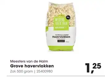 HANOS Meesters van de Halm Grove havervlokken aanbieding