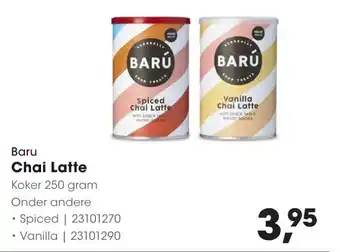HANOS Baru Chai Latte aanbieding