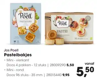 HANOS Pasteibakjes aanbieding