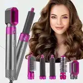 Bol.com 5 in 1 multifunctionele haarstyler- Fohn- fohnborstel+ haarmasker aanbieding