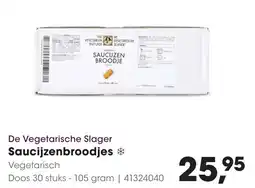HANOS De Vegetarische Slager Saucijzenbroodjes aanbieding
