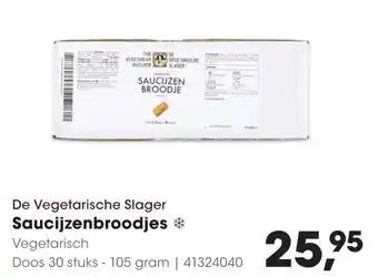 HANOS De Vegetarische Slager Saucijzenbroodjes aanbieding