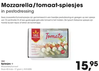 HANOS V&S Spiesjes aanbieding