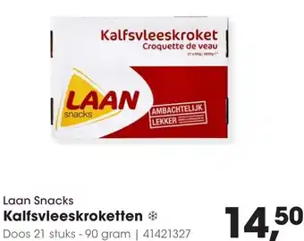 HANOS Laan Snacks Kalfsvleeskroketten aanbieding