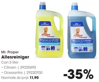 HANOS Mr. Proper Allesreiniger aanbieding
