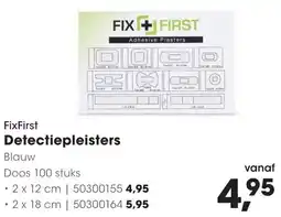 HANOS FixFirst Detectiepleisters aanbieding
