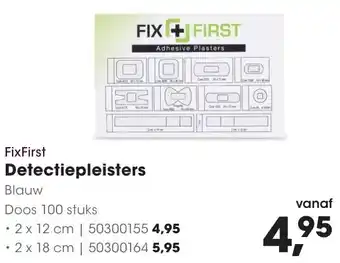 HANOS FixFirst Detectiepleisters aanbieding