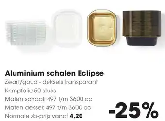 HANOS Aluminium schalen Eclipse aanbieding