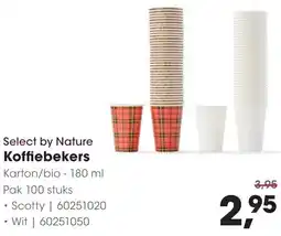 HANOS Select by Nature Koffiebekers aanbieding